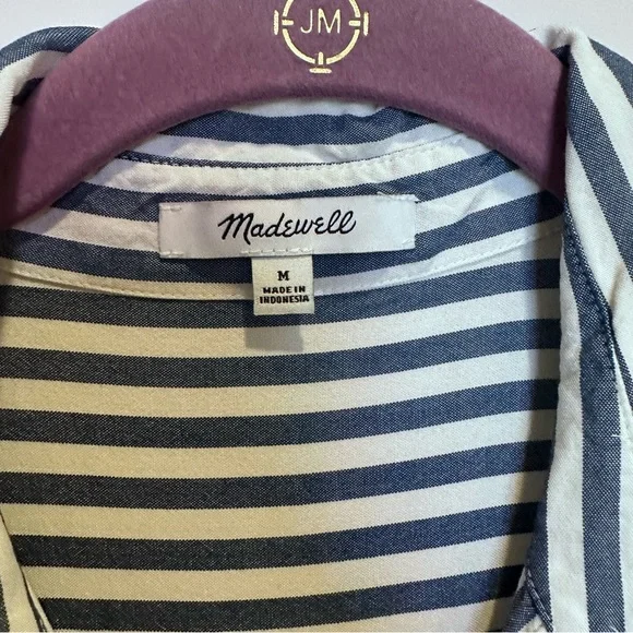 Madewell Hilltop Shirt in Savin Stripe - Picture 13 of 13